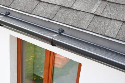 Commercial Gutter Cover Setup